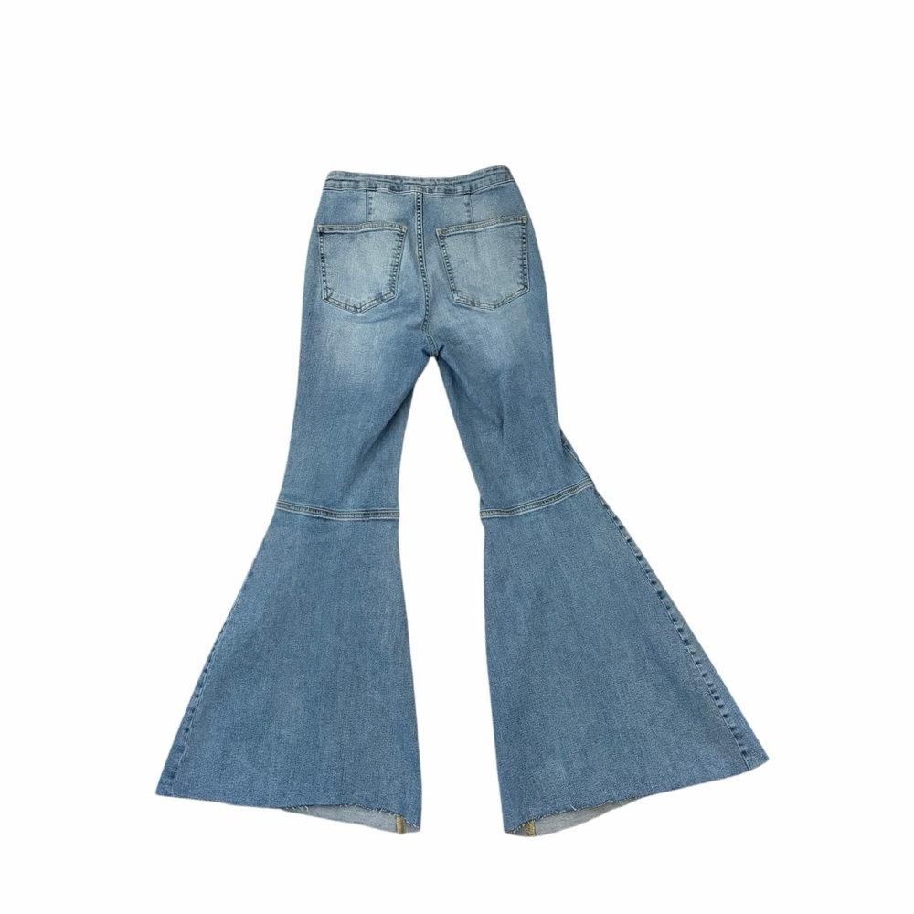 Free People Float On Super Flare Jeans High Rise 27 - Picture 4 of 6